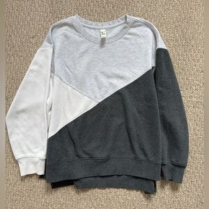 Colorblock Crewneck Sweatshirt | XXL